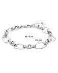 Zilveren armband armband 11,5 mm 20 + 3 cm 1339133 - PansiteNederland.nl