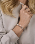 Zilver Gerhodineerd Armband Ovaal Jasseron 9,5 Mm 19,5 Cm 1339134 - PansiteNederland.nl