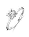 Gerhodineerd Zilver Ring Met Zirkonia 1339180 - PansiteNederland.nl