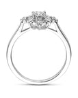 Gerhodineerd Zilver Ring Filigrain Met Zirkonia 1339200 - PansiteNederland.nl