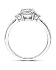 Gerhodineerd Zilver Ring Met Zirkonia 1339210 - PansiteNederland.nl
