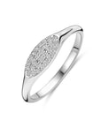 Gerhodineerd Zilver Ring Met Zirkonia 1339269 - PansiteNederland.nl