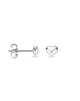 Zilver Gerhodineerd Oorknoppen Hartje 4 mm 1339305 - PansiteNederland.nl