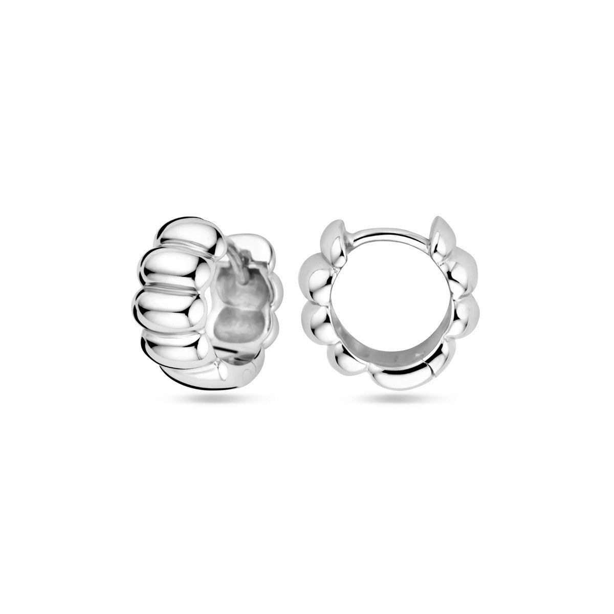 Zilver Gerhodineerd Klapoorringen 11,5 Mm 1339311 - PansiteNederland.nl