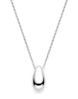 zilver gerhodineerd collier druppel 41 - 43 - 45 cm 1339326 - PansiteNederland.nl