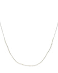 Zilver gerhodineerd collier parels 41 - 45 cm - 1339343 - PansiteNederland.nl