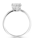 Gerhodineerd Zilver Ring Hartje Met Zirkonia 1339359 - PansiteNederland.nl