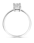 Gerhodineerd Zilver Ring Met Zirkonia 1339364 - PansiteNederland.nl