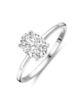 Gerhodineerd Zilver Ring Met Zirkonia 1339369 - PansiteNederland.nl