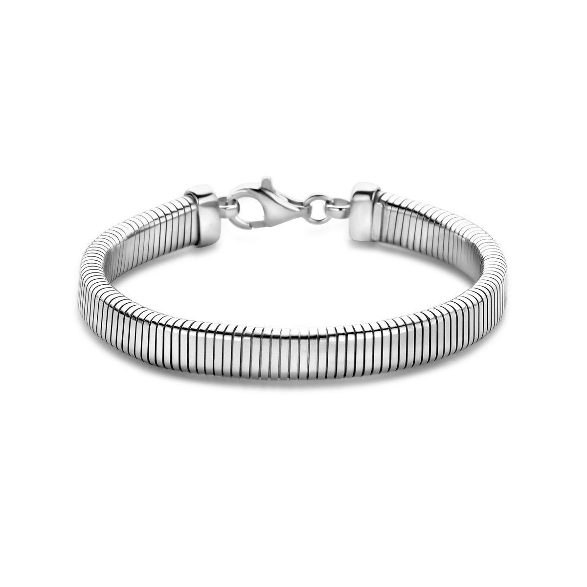 Zilver Gerhodineerd Armband Tubogas 7,6 Mm 18 Cm 1339424 - PansiteNederland.nl