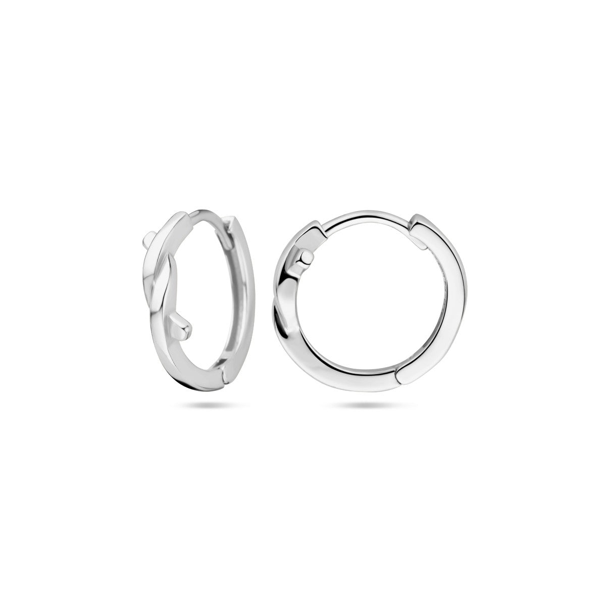 Zilver Gerhodineerd Klapoorringen 12,5 Mm 1339472 - PansiteNederland.nl