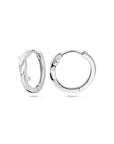 Zilver Gerhodineerd Klapoorringen 12,5 Mm 1339472 - PansiteNederland.nl