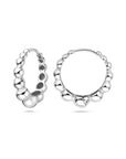 Zilver Gerhodineerd Klapoorringen 17 Mm 1339473 - PansiteNederland.nl