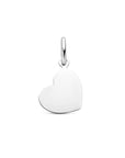 zilver gerhodineerd graveerhanger hart 10,5 mm 1339474 - PansiteNederland.nl