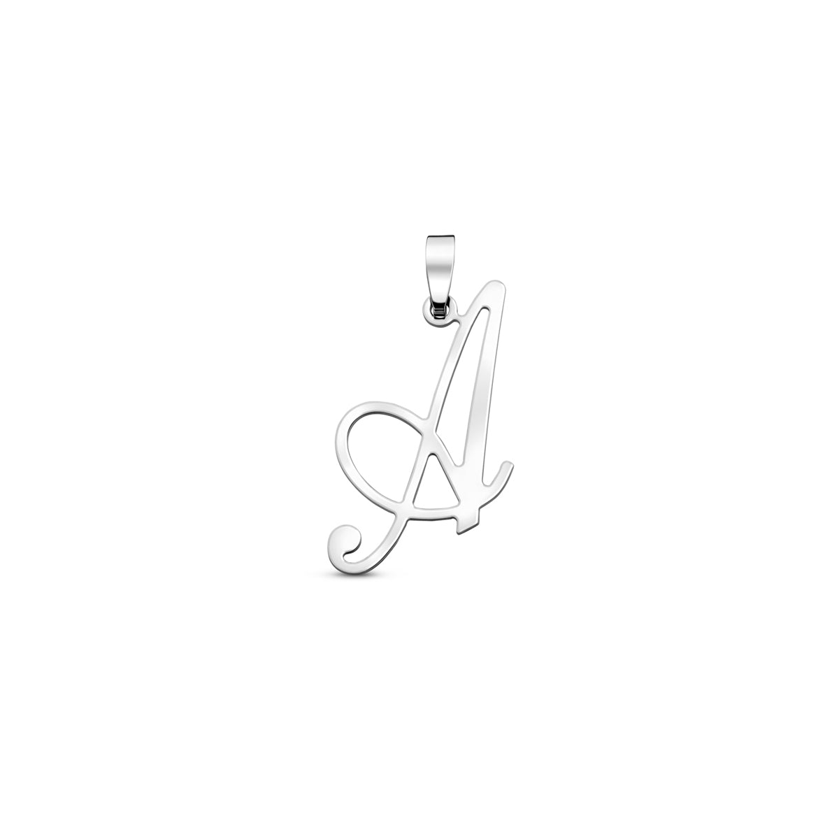 Hanger sierletter A 21 mm zilver #Letter_A