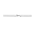 zilver gerhodineerd collier slang plat 8,5 mm 43 cm 1339532 - PansiteNederland.nl