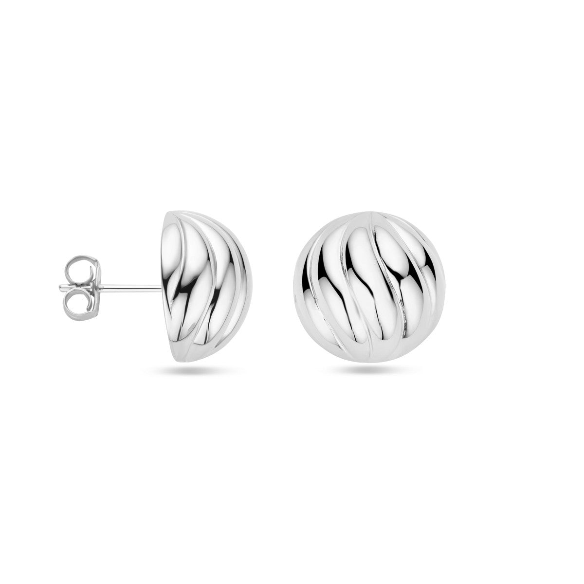 Zilver Gerhodineerd Oorknoppen 14,5 Mm 1339593 - PansiteNederland.nl