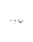 Zilver Gerhodineerd Oorknoppen Hartje Zirkonia 9,5 Mm 1339595 - PansiteNederland.nl