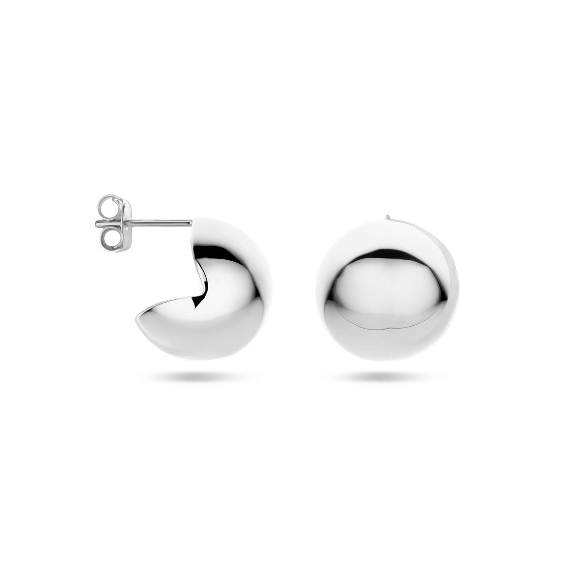 Zilver Gerhodineerd Stekeroorringen 15 Mm 1339672 - PansiteNederland.nl