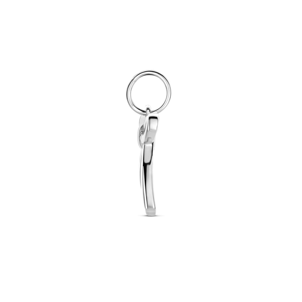 zilver gerhodineerd hanger strik 16 mm 1339695 - PansiteNederland.nl