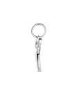 zilver gerhodineerd hanger strik 16 mm 1339695 - PansiteNederland.nl