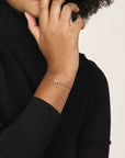 Zilver Gerhodineerd Armband Strik 16 - 17 - 18 Cm 1339702