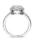 Gerhodineerd Zilver Ring Met Zirkonia 1339703