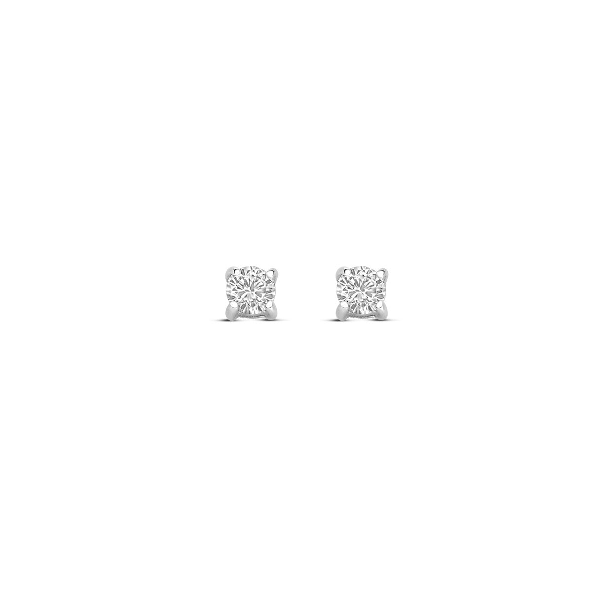 Zilver Gerhodineerd Oorknoppen Zirkonia 3 Mm 1339715 - PansiteNederland.nl