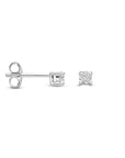 Zilver Gerhodineerd Oorknoppen Zirkonia 3 Mm 1339715 - PansiteNederland.nl