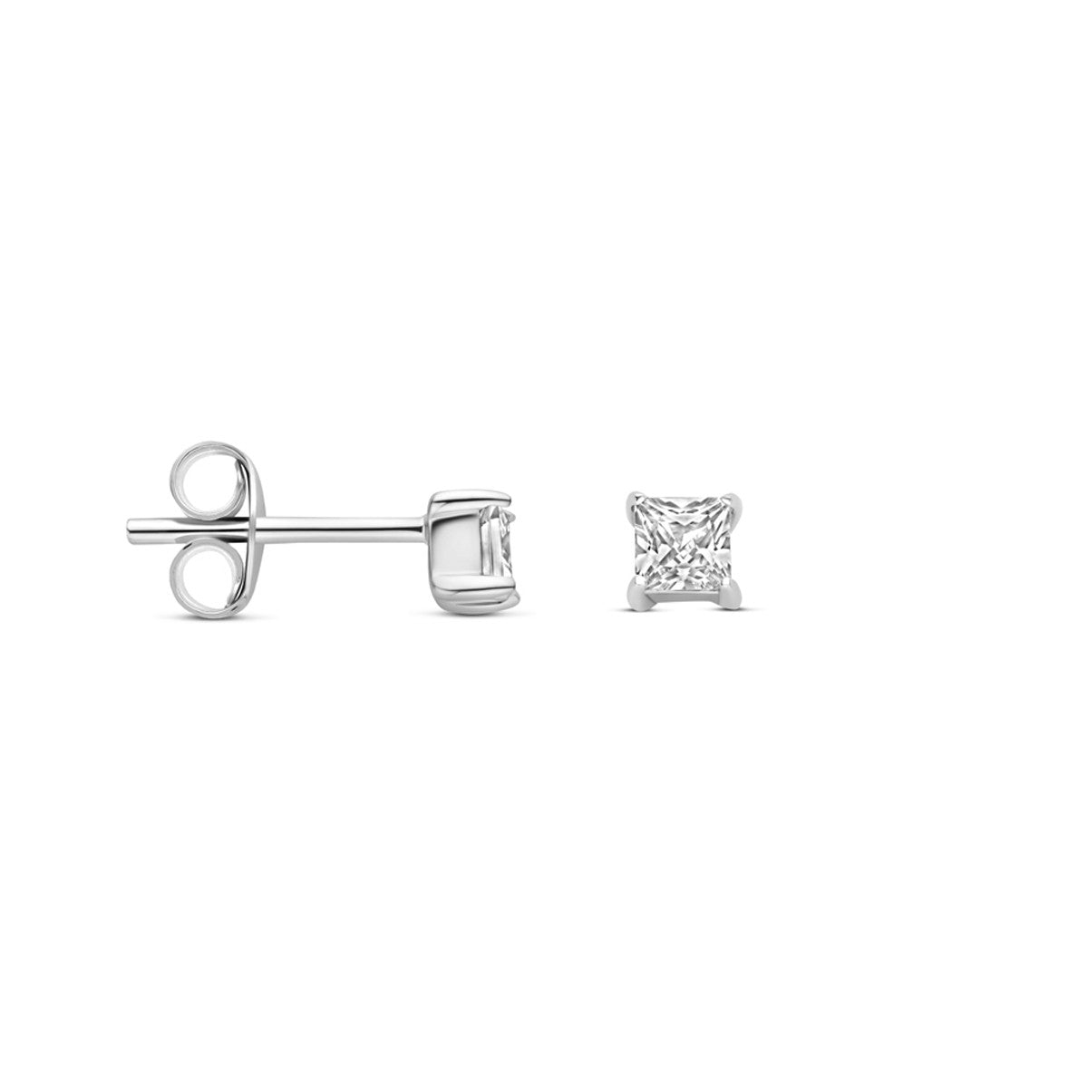 Zilver Gerhodineerd Oorknoppen Zirkonia 3,5 Mm 1339718 - PansiteNederland.nl