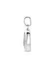 zilver gerhodineerd hanger zirkonia 18 mm 1339733 - PansiteNederland.nl