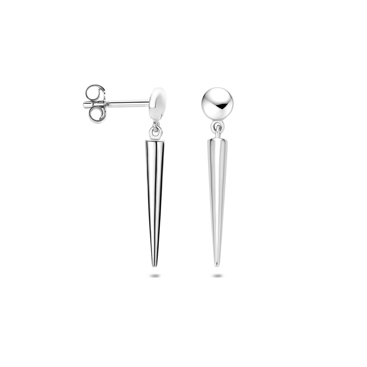 Fantasy Collection Oorhangers zilver gerhodineerd 24 mm - afbeelding 3