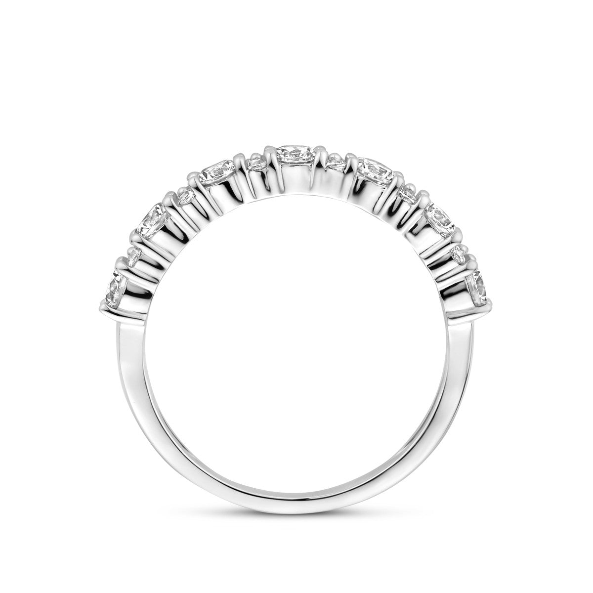 Gerhodineerd Zilver Ring Met Zirkonia 3,0 Mm 1339739 - PansiteNederland.nl