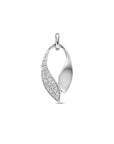 zilver gerhodineerd hanger zirkonia poli/mat 22 mm 1339743 - PansiteNederland.nl