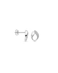 Zilver Gerhodineerd Oorknoppen Zirkonia Poli/Mat 10,5 Mm 1339744 - PansiteNederland.nl