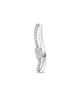 zilver gerhodineerd hanger zirkonia 21 mm 1339745 - PansiteNederland.nl