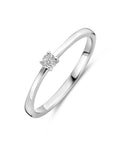Gerhodineerd Zilver Ring Met Zirkonia 1339762 - PansiteNederland.nl