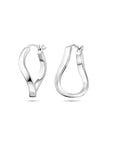 Zilver Gerhodineerd Oorringen 26 Mm 1339785 - PansiteNederland.nl