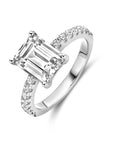Gerhodineerd Zilver Ring Met Zirkonia 1339786 - PansiteNederland.nl