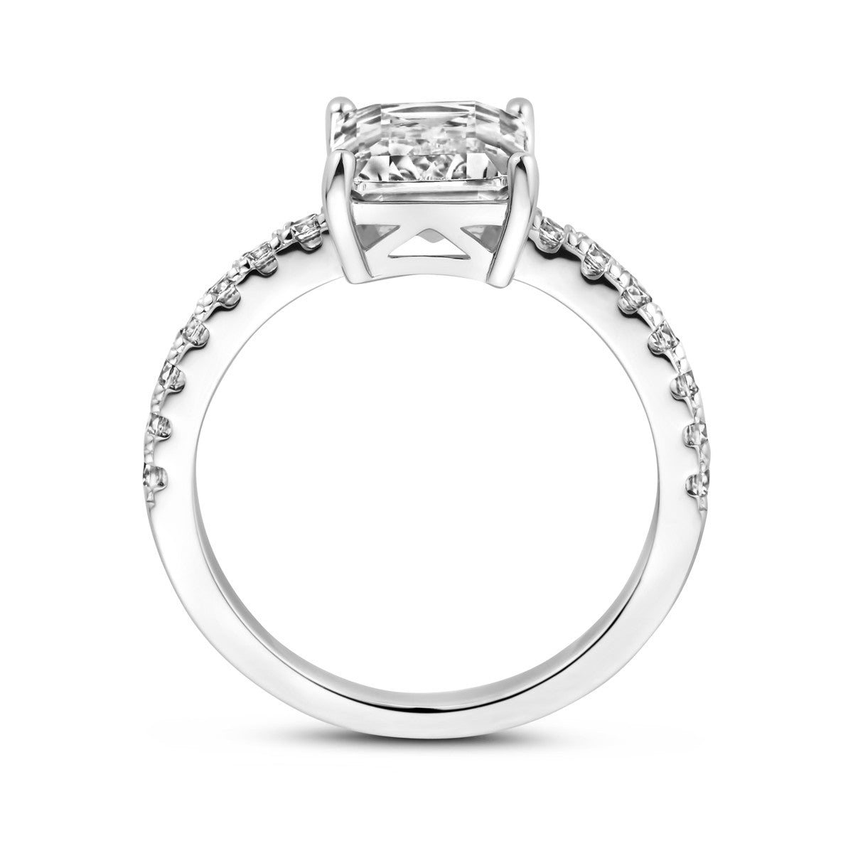 Gerhodineerd Zilver Ring Met Zirkonia 1339786 - PansiteNederland.nl