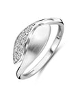 Gerhodineerd Zilver Ring Met Zirkonia Poli/Mat 8,5 Mm 1339823 - PansiteNederland.nl