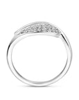 Gerhodineerd Zilver Ring Met Zirkonia Poli/Mat 8,5 Mm 1339823 - PansiteNederland.nl