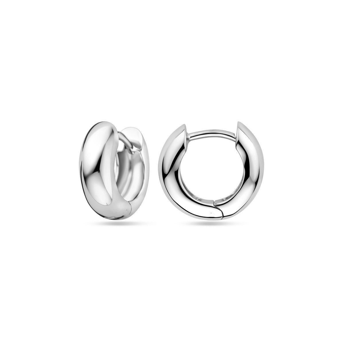 Zilver Gerhodineerd Klapoorringen 13,5 Mm 1339832 - PansiteNederland.nl