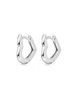 Zilver Gerhodineerd Klapoorringen Hartje 13 Mm 1339834 - PansiteNederland.nl