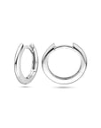 Zilver Gerhodineerd Klapoorringen 2,0 MM 1339836 - PansiteNederland.nl