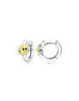 Zilver Gerhodineerd Klapoorringen Vis 10,5 Mm 1339907 - PansiteNederland.nl