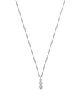 Zilver Gerhodineerd Collier Zirkonia 42-45 cm 1339910