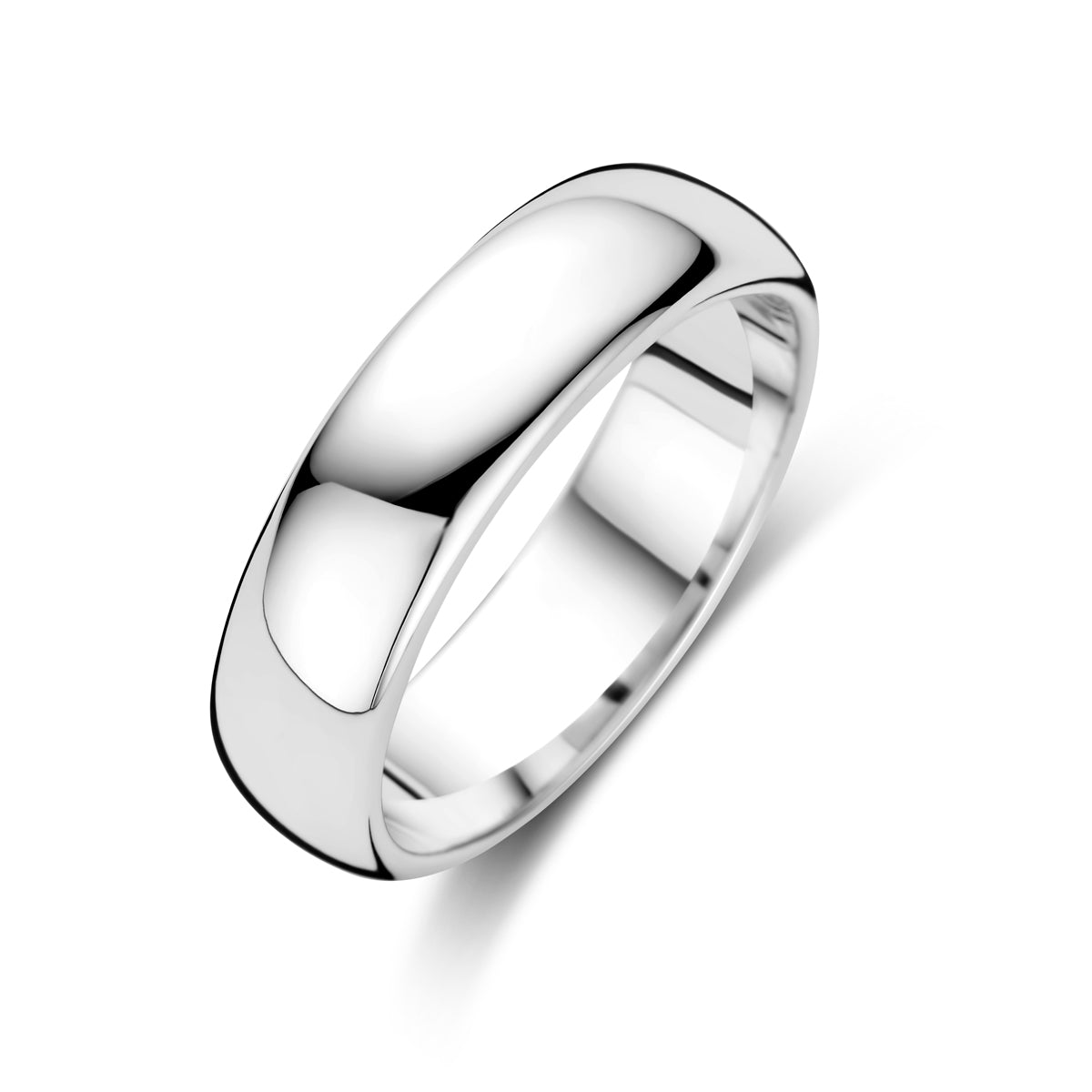 Ring 5,5 mm zilver gerhodineerd