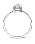 Gerhodineerd Zilver Ring Met Zirkonia 1339966 - PansiteNederland.nl