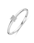 Gerhodineerd Zilver Ring Met Zirkonia 1339986 - PansiteNederland.nl